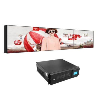 a parede video de 450cd/M2 4K indica a exposição 22Kg da tevê LCD da moldura 5.3mm