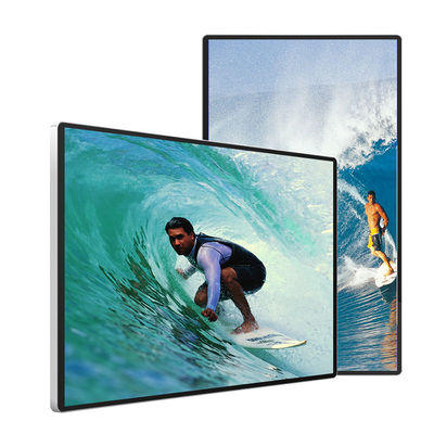placa de propaganda de 450cd/M2 LCD para a loja ângulo de visão 64G máximo de 89 graus