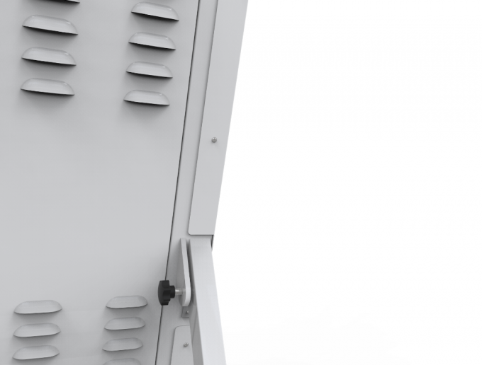 Quiosque interativo da gestão de fila de TFT LCD com rodízios 4