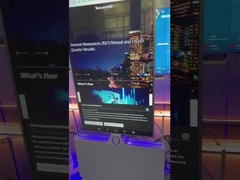 86 polegadas OLED Holográfico Display 3d LCD frigorífico empalhamento transparente LED tela para publicidade