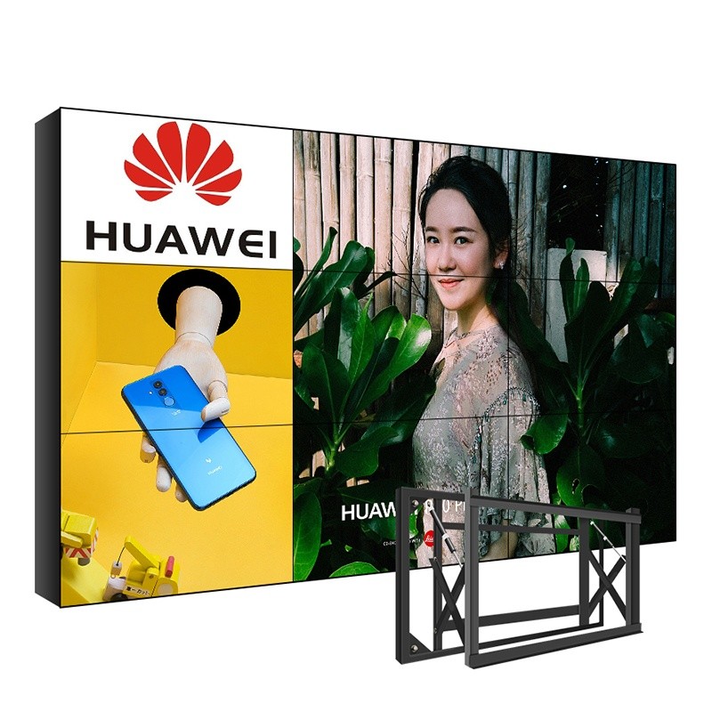 LG BOE SAMSUNG 4K Display de vídeo Cubo de parede 3,5 mm Bezel POP Input POP Output 55 polegadas