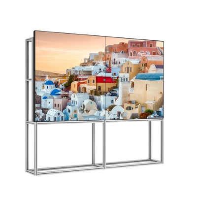 Painel de exposição video da parede do LCD do suporte livre do RGB 3.5mm com quadro de alumínio